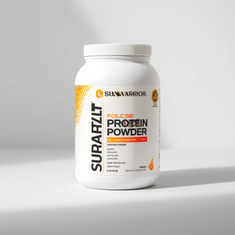 Sunwarrior plant-based protein powder review container